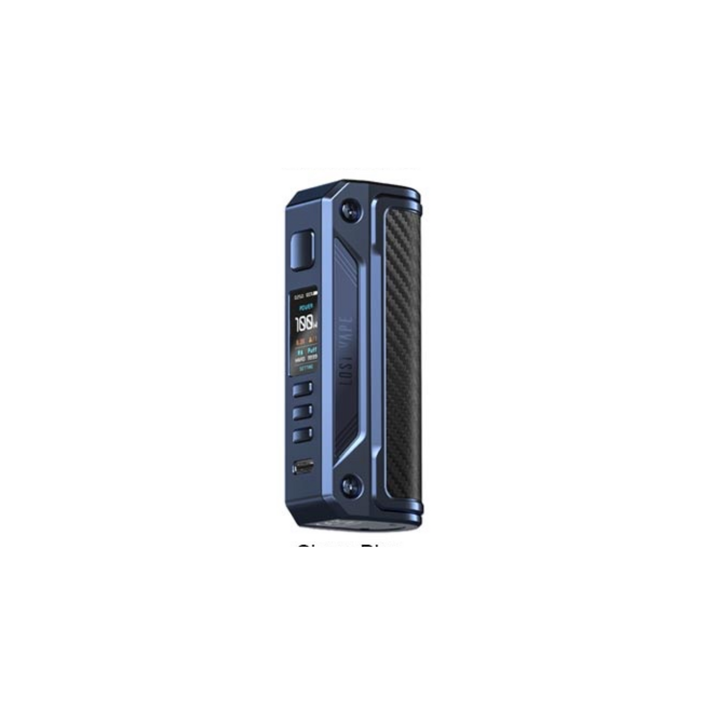 Lost Vape Thelema Solo 100W Mod Sierra Blue Carbon Fiber