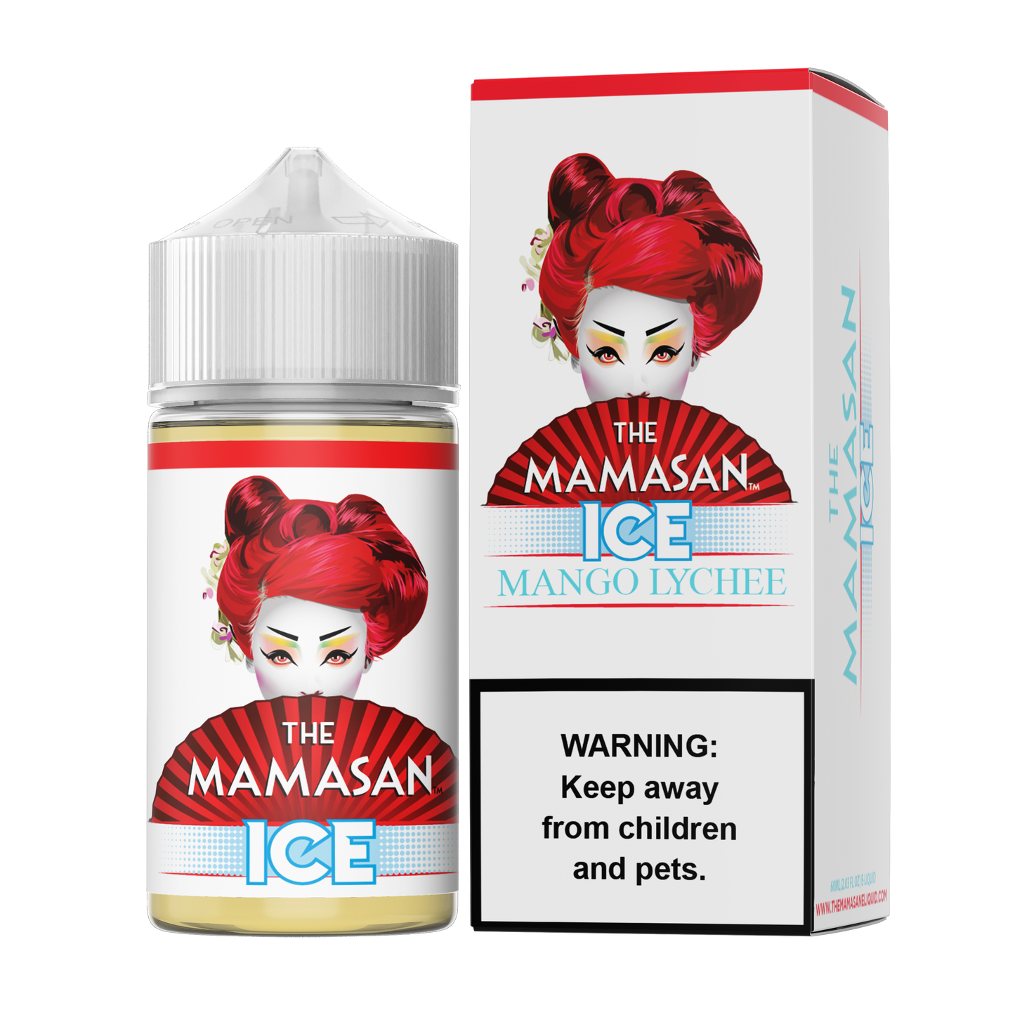 Mango Lychee Ice (Bruce Leechee Ice) by The Mamasan Series | 60mL with Packaging