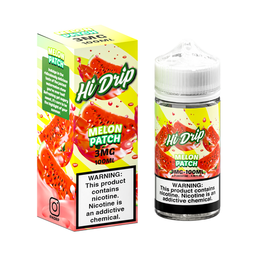 Melon Patch by Hi Drip E-Liquid 100ml with Packaging