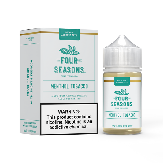 Menthol Tobacco by Four Seasons 60mL With Packaging