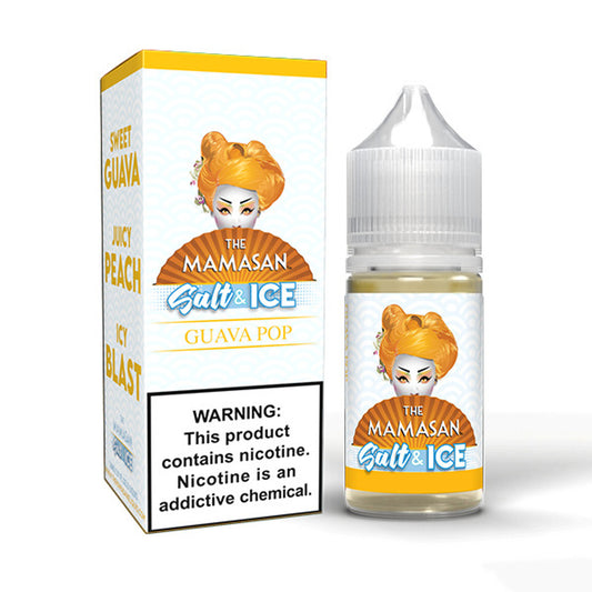The Mamasan Salt Series-Guava Peach Ice (Guava Peach Ice), 30mL with Packaging