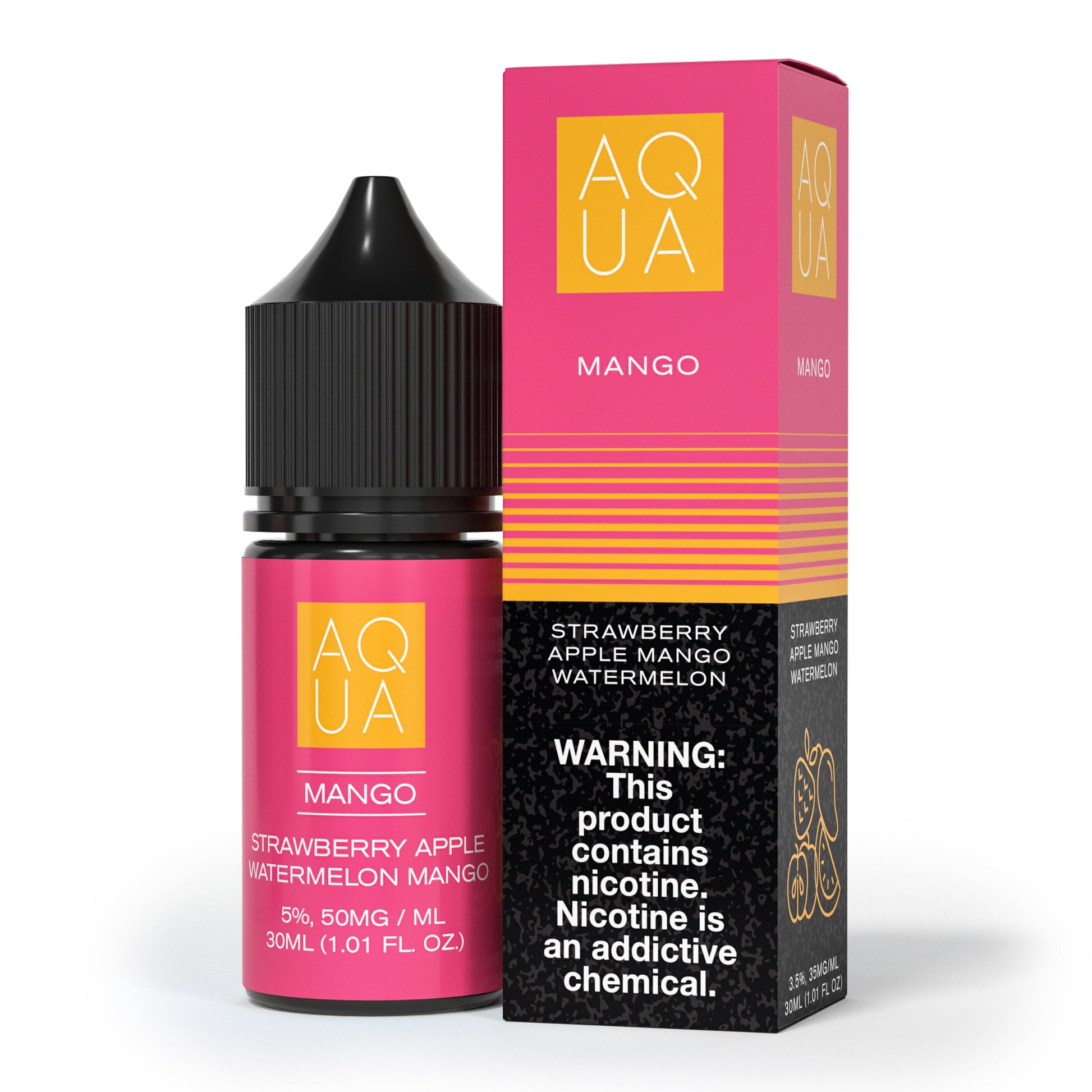 Aqua SALTS E-Liquid - Pure Mango, with packaging