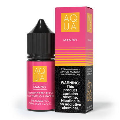 Aqua SALTS E-Liquid - Pure Mango, with packaging
