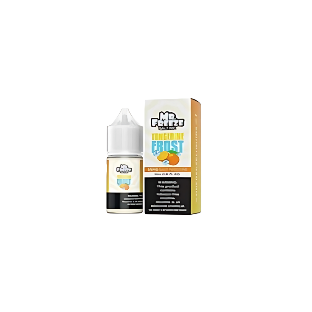 Mr. Freeze TFN Salt Series E-Liquid | 30mL | 35mg | Salt Nic | Tangerine Frost with packaging