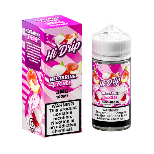 Nectarine Lychee by Hi-Drip E-Juice 100ml with Packaging