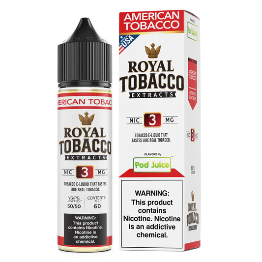 American Tobacco Pod Juice x Royal Tobacco Extracts 60mL