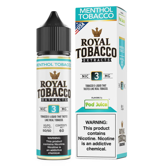 Menthol Tobacco Pod Juice x Royal Tobacco Extracts 60mL