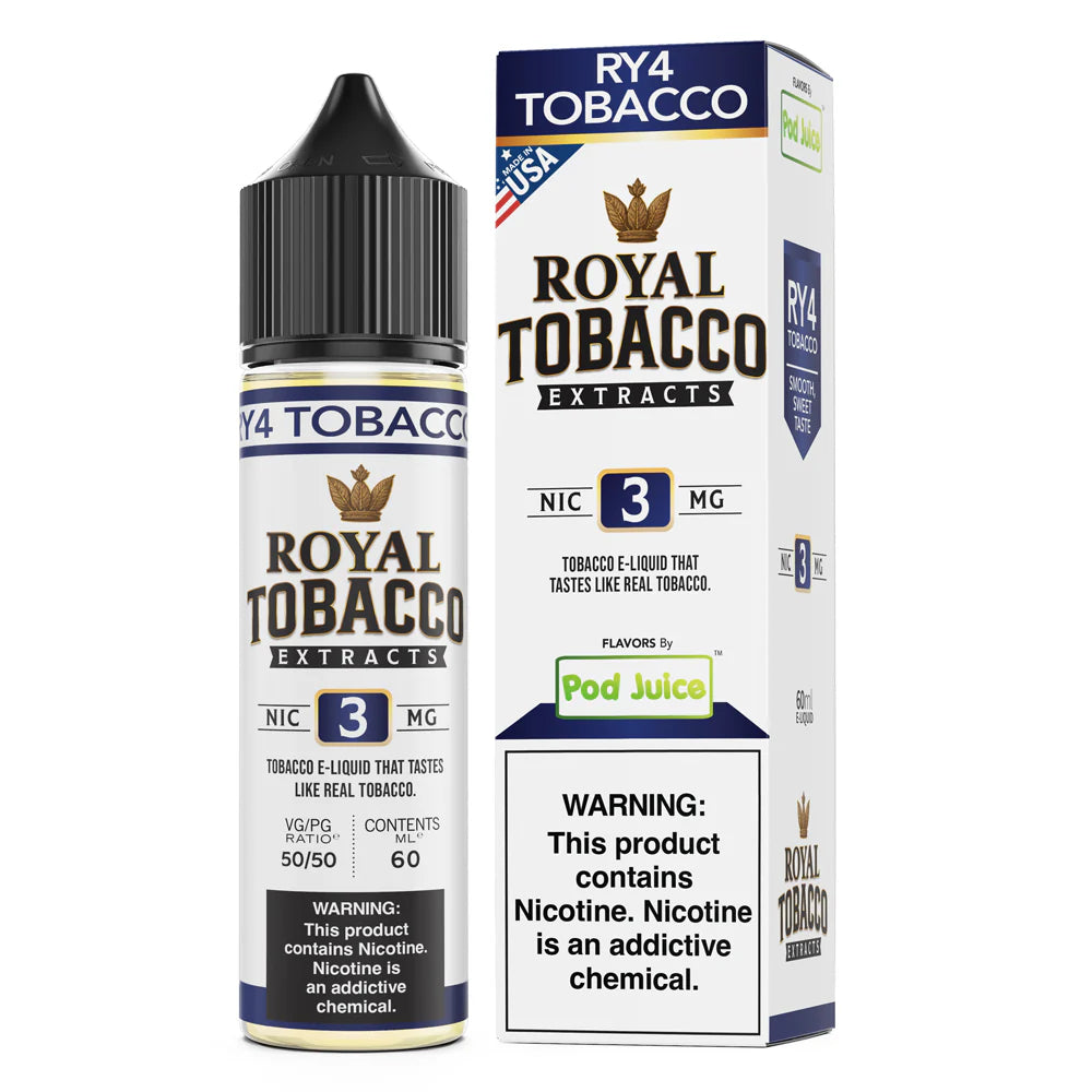 RY4 Tobacco Pod Juice x Royal Tobacco Extracts 60mL