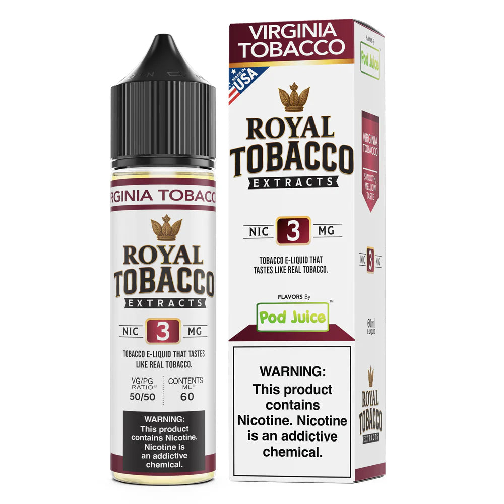 Virginia Tobacco Pod Juice x Royal Tobacco Extracts 60mL