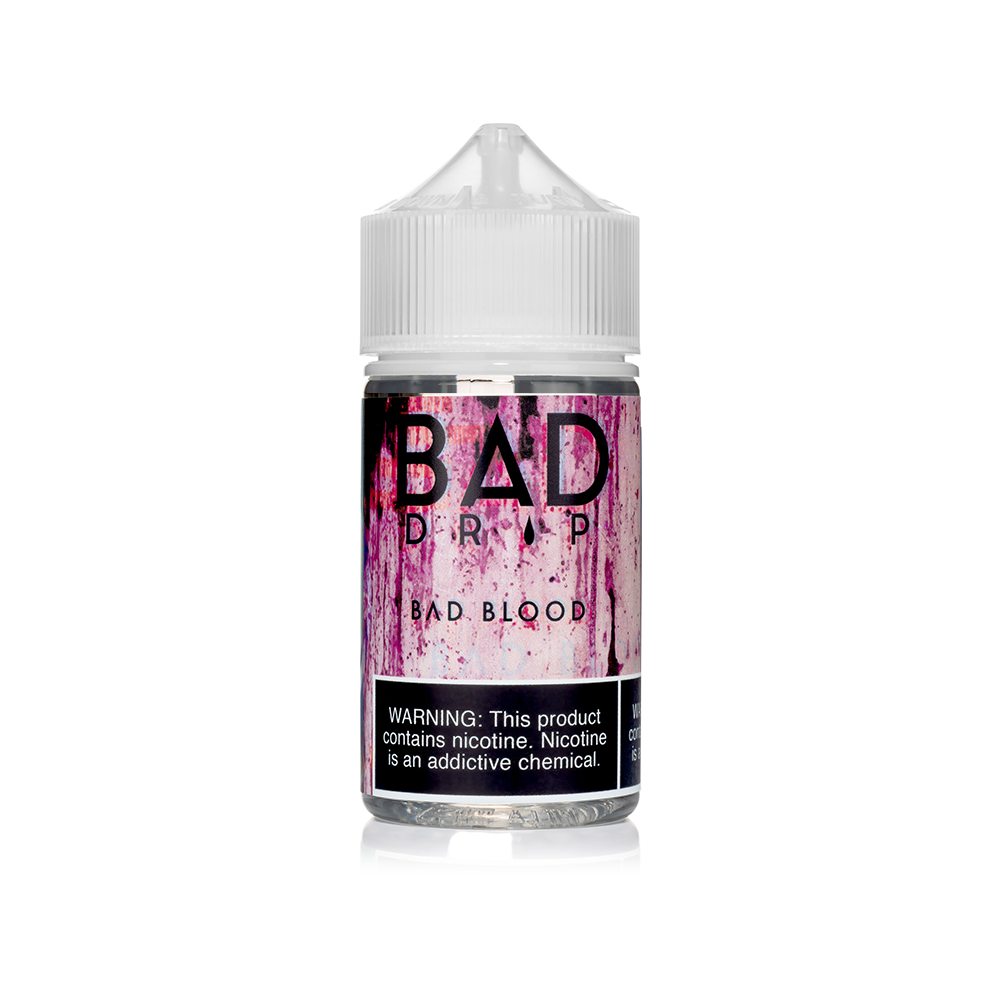 Bad Blood by Bad Drip Series E-Liquid 60mL (Freebase) bottle