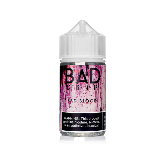 Bad Blood by Bad Drip Series E-Liquid 60mL (Freebase) bottle