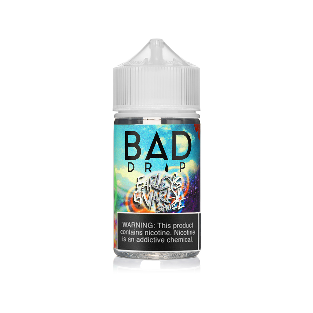 Farley’s Gnarly Sauce by Bad Drip Series E-Liquid 60mL (Freebase) bottle