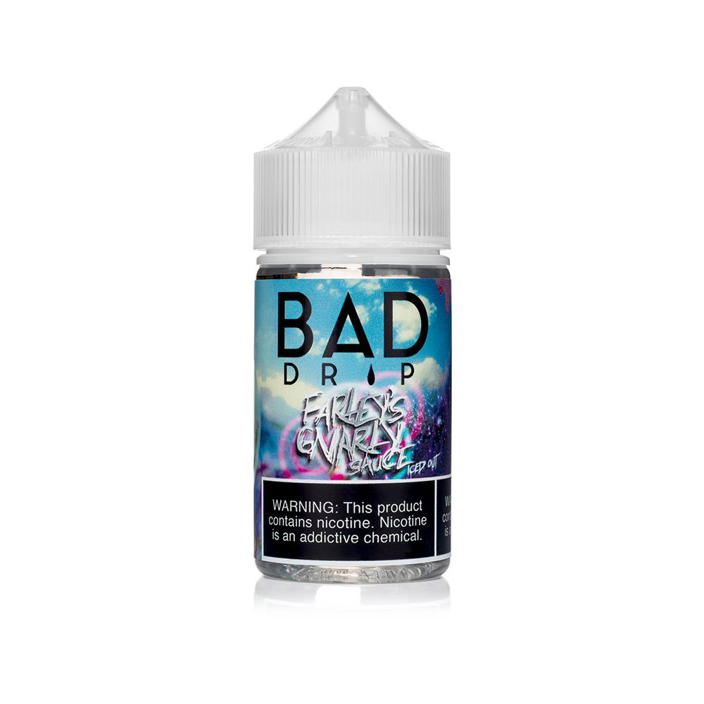 Farleys Gnarley Sauce Iced Out by Bad Drip Series E-Liquid 60mL (Freebase) bottle