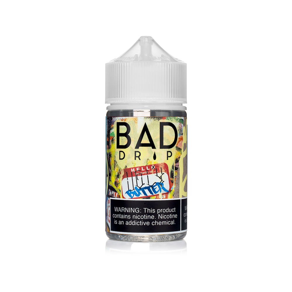 Ugly Butter by Bad Drip Series E-Liquid 60mL (Freebase) bottle