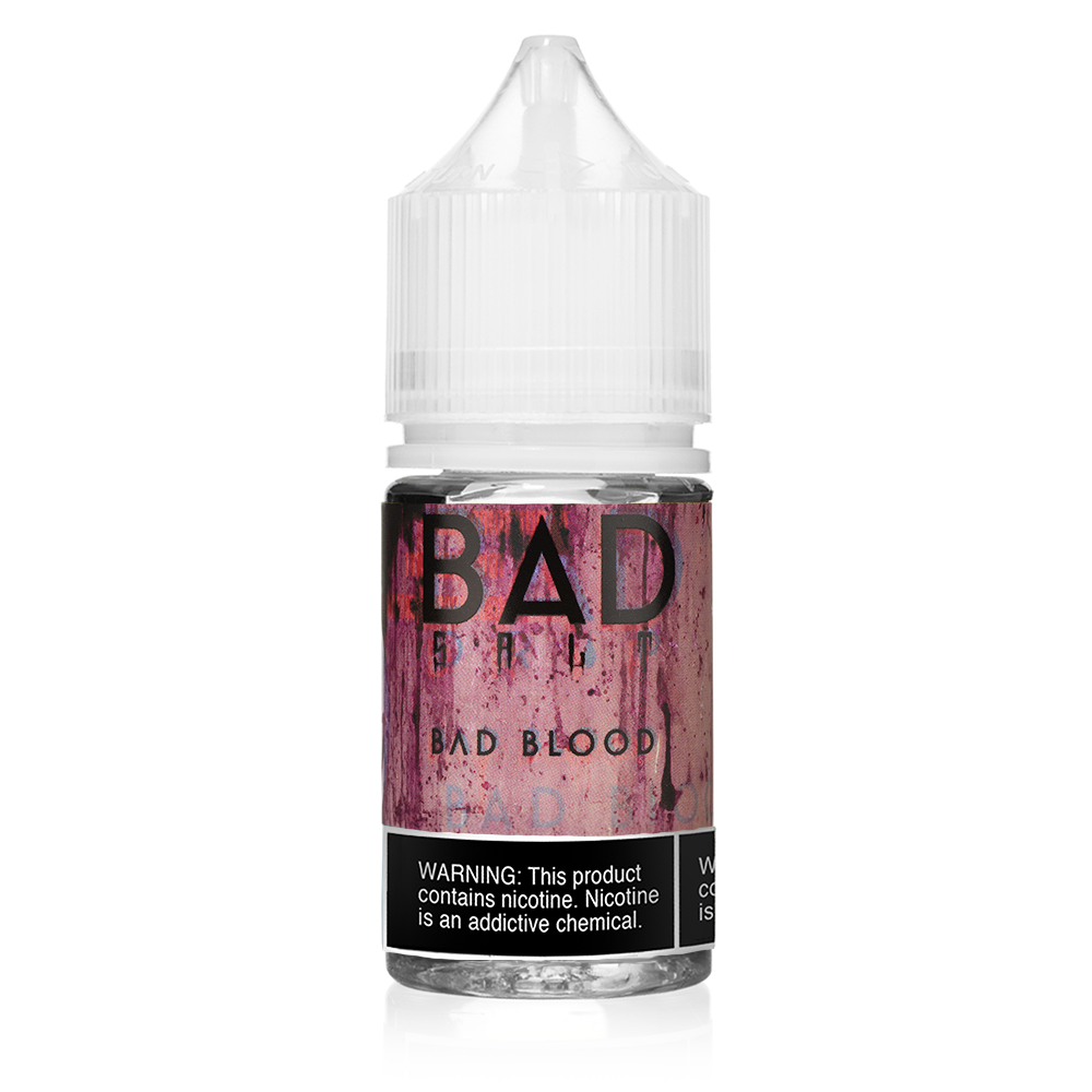 Bad Blood by Bad Drip Salt Series E-Liquid 30mL (Salt Nic) bottle