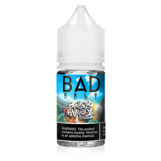 Farley’s Gnarley Sauce by Bad Drip Salt Series E-Liquid 30mL (Salt Nic) bottle