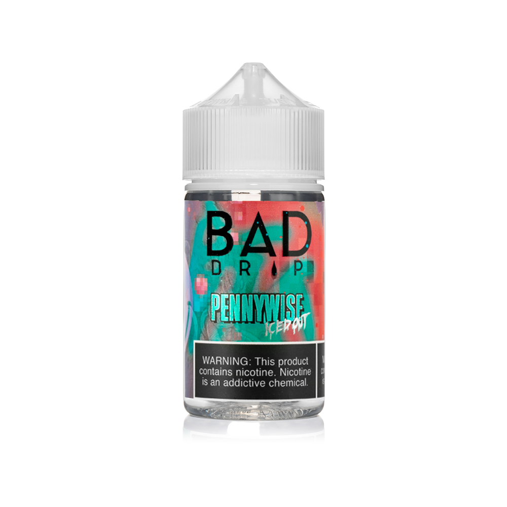 Pennywise Iced Out by Bad Drip Series E-Liquid 60mL (Freebase) bottle