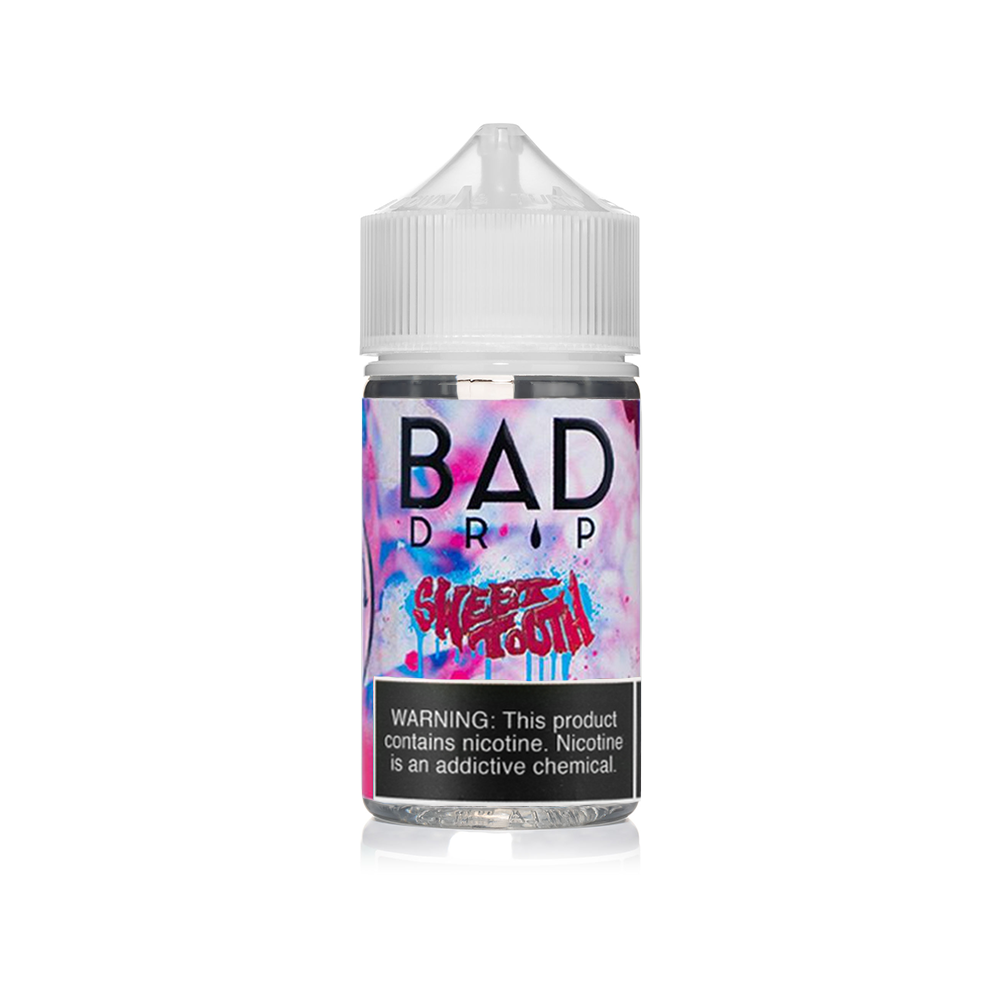 Sweet Tooth by Bad Drip Series E-Liquid 60mL (Freebase) bottle