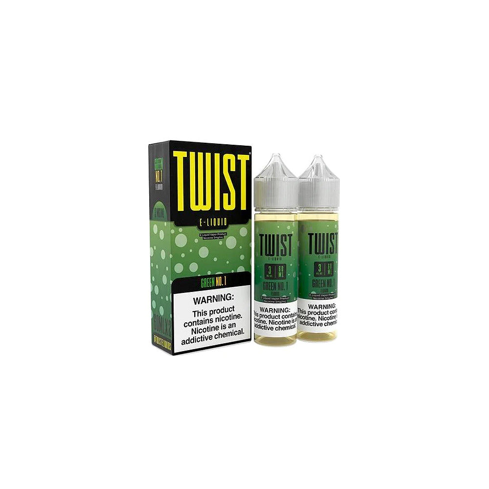 Green No. 1 by Twist E-Liquids 120ml with Packaging