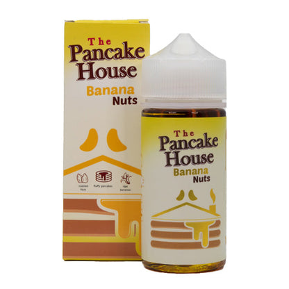 Banana Nuts by Pancake House Series E-Liquid 100mL (Freebase) With Packaging 