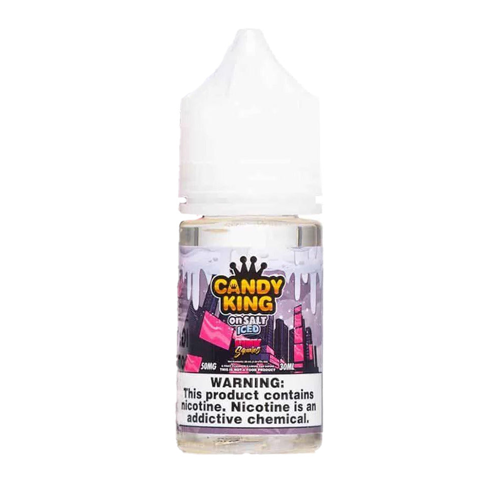 Pink Squares by Candy King On ICE Salt 30ml without Packaging