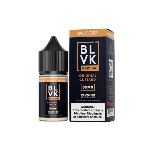 Original Custard by BLVK TFN Salt 30mL with Packaging