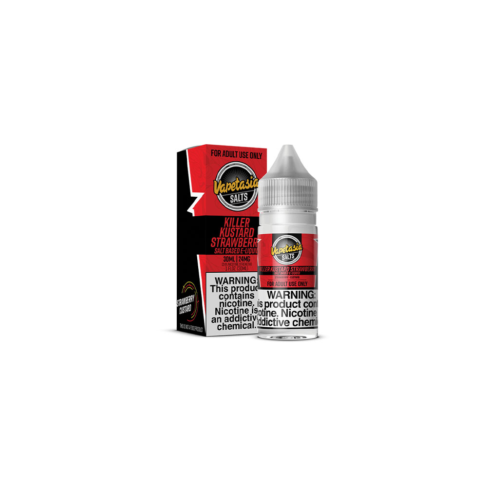 Killer Kustard Strawberry by Vapetasia Salts 30ml With Packaging