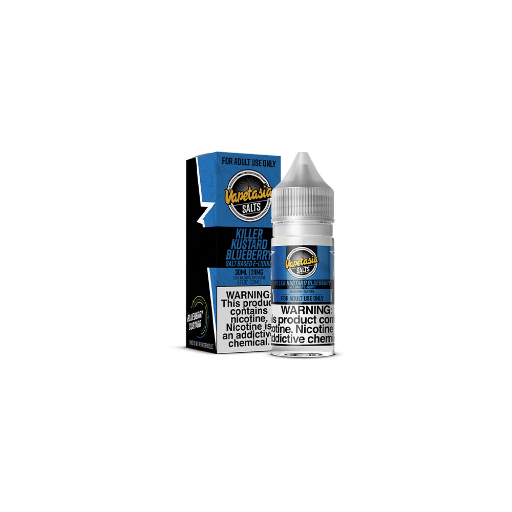 Killer Kustard Blueberry by Vapetasia Salts 30ml with Packaging