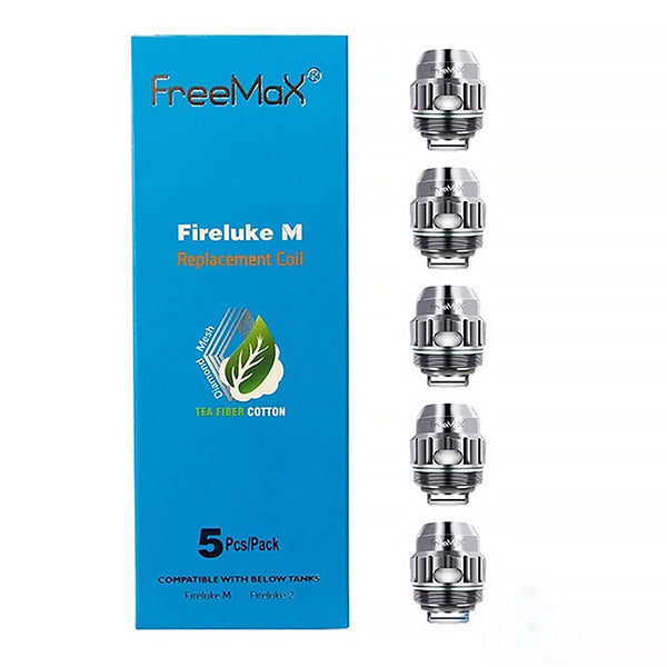 FreeMax Fireluke Mesh Replacement Coils (Pack of 5) with Packaging