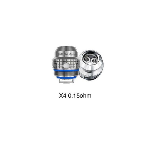 FreeMaX Maxluke 904L X Replacement Coils (5-Pack) - X4 0.15 ohm