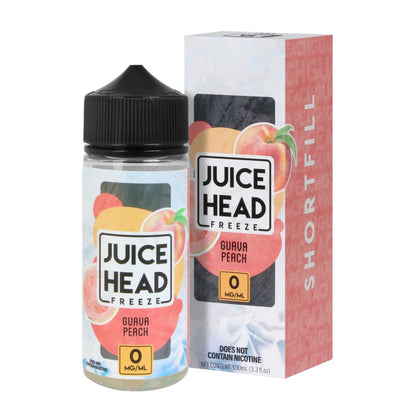 Guava Peach Freeze by Juice Head Series E-Liquid 100mL (Freebase) with Packaging