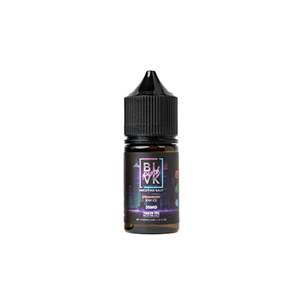 Strawberry Kiwi Ice by BLVK TFN Pink Salt 30mL Bottle