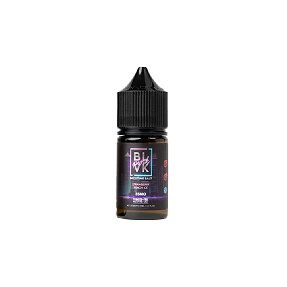 Strawberry Peach Ice by BLVK TFN Pink Salt 30mL Bottle