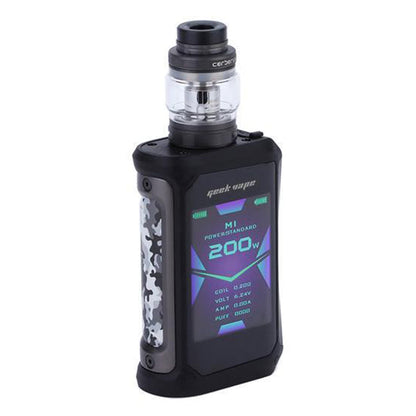 Geekvape Aegis X 200W Box Mod Starter Kit (Zeus Edition) - Gunmetal Camo