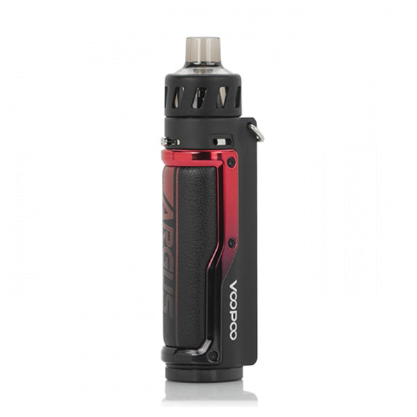 VooPoo Argus Pro Pod Mod Kit 80w Litchi Leather Red 2	