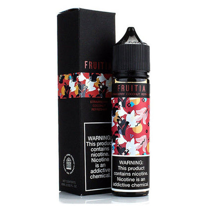 Strawberry Coconut Fruitia by Fresh Farms eLiquid 60mL (Freebase) with Packaging