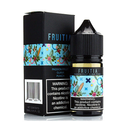 Passion Fruit Guava Punch Fruitia by Fresh Farms Salt 30mL (Salt Nic) with Packaging