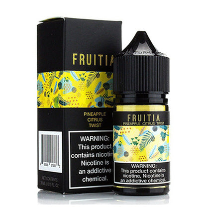 Pineapple Citrus Twist Fruitia by Fresh Farms Salt 30mL (Salt Nic) with Packaging