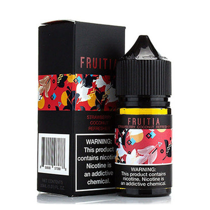 Strawberry Coconut Refresher Fruitia by Fresh Farms Salt 30mL (Salt Nic)  with Packaging