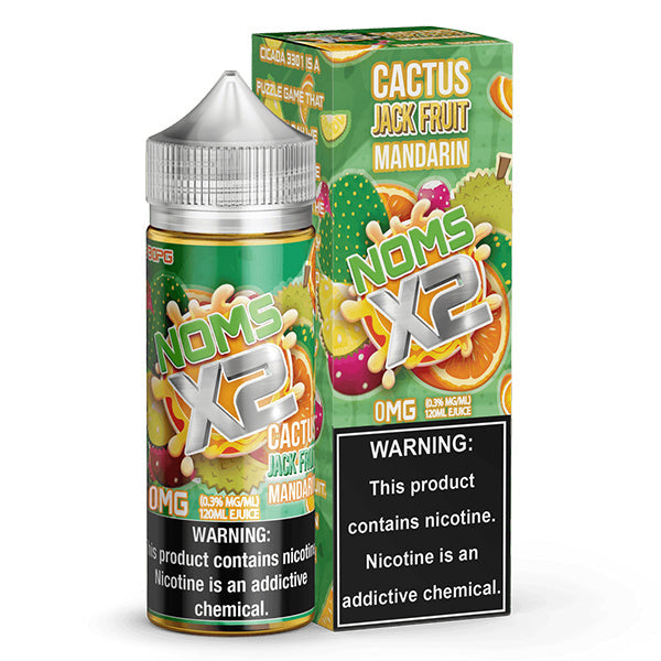 Cactus Jack Fruit Mandarin by NOMS X2 120mL (Freebase) with Packaging