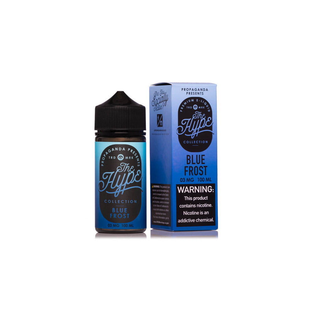 Blue Frost by The Hype Collection 100ml with packaging