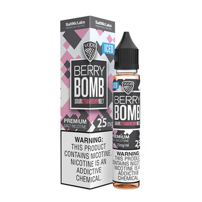 Iced Berry Bomb by VGOD Salt 30mL (Salt Nic) with Packaging