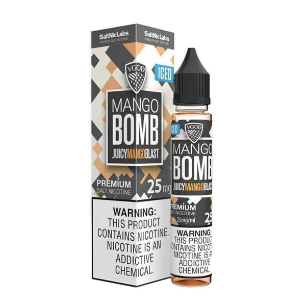 Iced Mango Bomb by VGOD Salt 30mL with Packaging