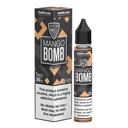 Mango Bomb by VGOD Salt 30mL (Salt Nic) with Packaging