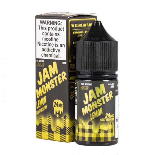 Lemon By Jam Monster Salts Series 30mL with Packaging