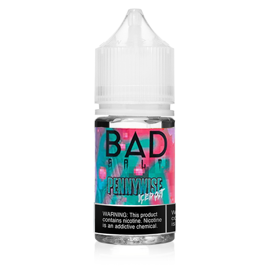 Pennywise Iced Out by Bad Drip Salt Series E-Liquid 30mL (Salt Nic) bottle