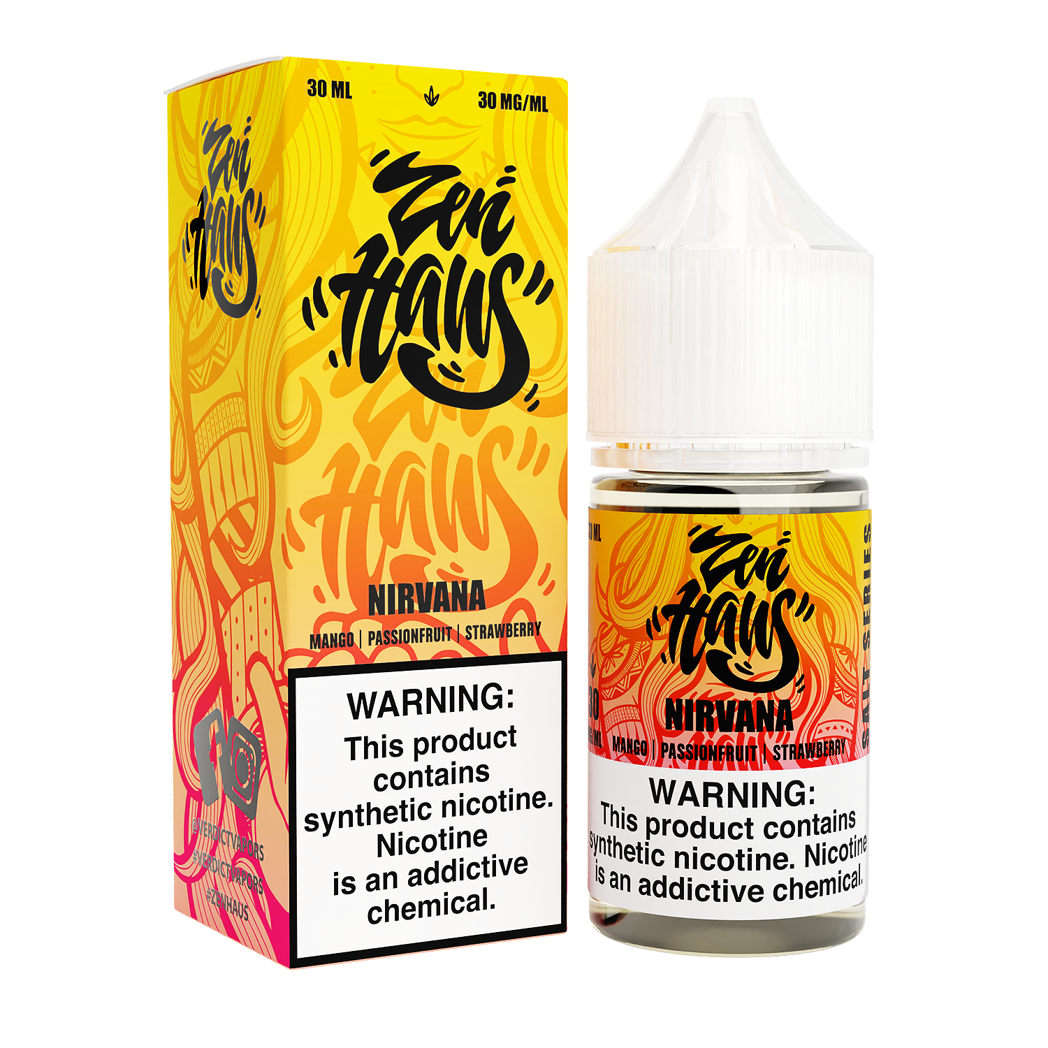 Nirvana by Zen Haus Salt Series E-Liquid 15mL (Salt Nic) with Packaging