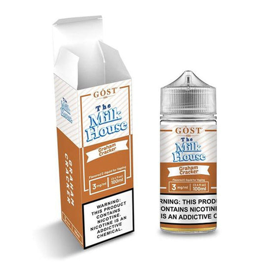 GOST The Milk House - Graham Cracker E-Juice,  100mL with Packaging