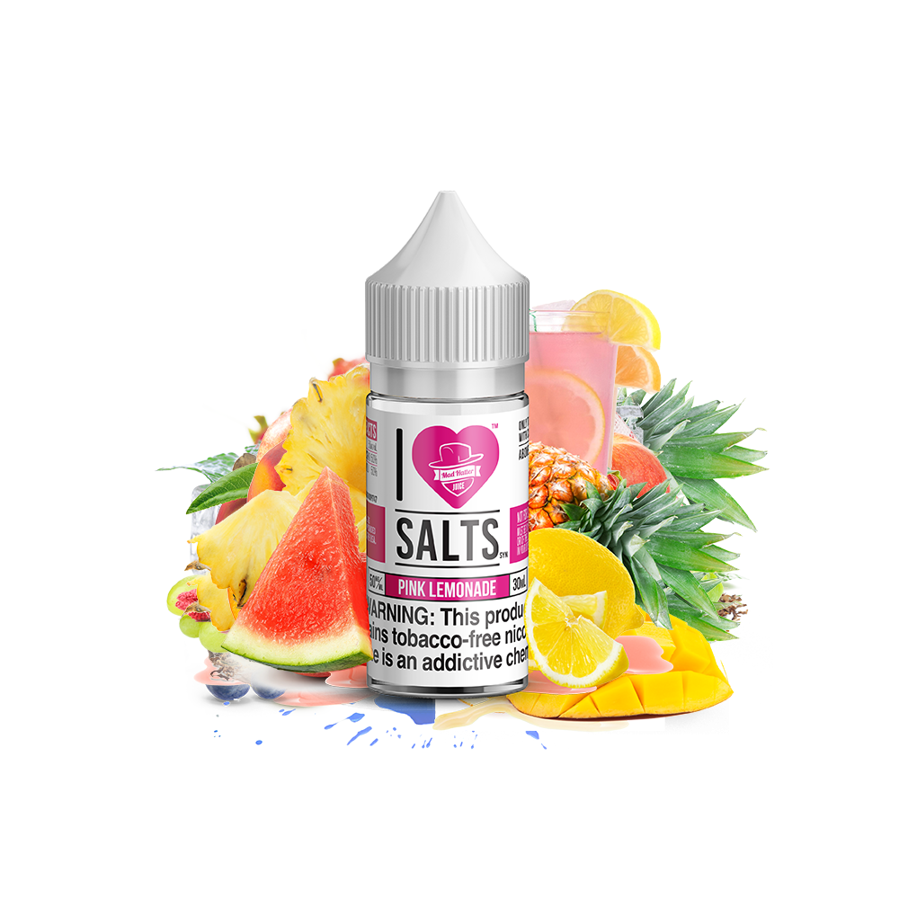 Pink Lemonade Salt by Mad Hatter EJuice 30ml Bottle