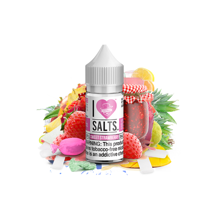 Sweet Strawberry Salt by Mad Hatter EJuice 30mL Bottle